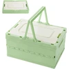 CE SKŁADANE PUDEŁKO DO PRZECHOWYWANIA 30X21 CM Z POKRYWKĄ