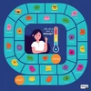Centrum Akson Animacijos kilimėlis "emocijos" 1x1m - žaidimas vaikams