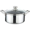 Cheffinger Puodas PREMIUM nieprzywierajacą su dangteliu 24cm 5l nerūdijantis plienas