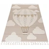 Chemex Buffo Volare kilimas 140x200 3D sensorinis smėlio spalvos boho stiliaus balionas su kutais