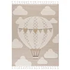 Chemex Buffo Volare kilimas 140x200 3D sensorinis smėlio spalvos boho stiliaus balionas su kutais