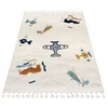 Chemex Dywan Buffo Aereo 140x200 3D sensoryczny w samoloty w stylu boho su fedzlami
