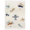 Chemex Dywan Buffo Aereo 80x150 3D sensoryczny w samoloty w stylu boho su fedzlami