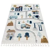 Chemex Dywan Buffo Lilu 140x200 3D sensoryczny w uliczki w stylu boho su fedzlami