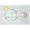 Chemex DYWAN Dziecięcy Drukowany KIDS 160x230 Balon Słoń Lot Słońce Podróż