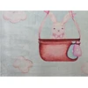 Chemex DYWAN Dziecięcy Drukowany KIDS 180x250 Zajączek Balon Lot Podróż Chmurki