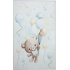 Chemex Dywan KIDS 120x170 miś w balony mėlyna dla chłopca pluszowy su misiem