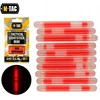 Cheminis šviesos apšvietimas 4,5x40 mm 10 vnt M-Tac Lightstick raudona