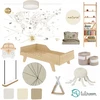 CHILDHOME - KOSZ PLECIONY SZNURKOWY 28x27 CM Baltas/BEIGE