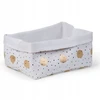 CHILDHOME - POJEMNIK PŁÓCIENNY 40x32x20 cm GOLD DOTS
