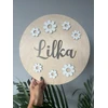Chill Boho LED naktinė lemputė SU PAVADINIMU, VEIKIA BATERIJA, 34 cm, gėlių dekoras