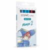 Ciao markerų rinkinys 5+1 Manga 2 - COPIC - Vidutinė ir teptuko型