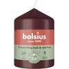 Cilindrinė žvakė BOLSIUS, t.raudonos sp., 5,8 x 12 cm