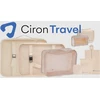 CIRON TRAVEL TRAVEL ORGANIZER RINKINYS kuprinės lagaminui 8 vnt. Smėlio spalvos