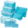 CIRON TRAVEL TRAVEL ORGANIZER SET kuprinės lagaminai 6 vnt. Mėlyna