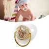Čiulptukas BABY PRINCESS PRINCE SILIKONINIS čiulptukas M Baltas