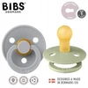Čiulptukas BIBS Colour Round Sage, Cloud, 6 mėn.