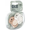 Čiulptukas Lovi Blossom Ivory, 0 / 6 mėn, 2 vnt.