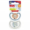 Nuk 440215 SPACE NIGHT SILIKONINIS ČIULPTUKAS 0-6 2VNT 530188, 730578