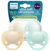Čiulptukas Philips Avent Ultra Soft SCF091/40, 0-6 mėn, 2 vnt.