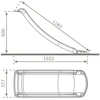 4IQ Tamsiai žalia čiuožykla 118 cm