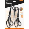 CLASSIC universalių žirklių rinkinys, 3 vnt. „DIY-SC204/SET-B“