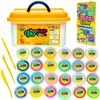 ClayDoll Super Light Clay PUTOLAS 24 vnt. + Lagaminas + Priedai MAGICAL PLASTIC