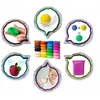 ClayDoll Super Light Clay PUTOLŲ RINKINYS 24 vnt. + PRIEDAI + MAGIC lagaminas PLASTIKOS PASTA