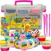 ClayDoll Super Light Clay PUTOLŲ RINKINYS 24 vnt. + PRIEDAI + MAGIC lagaminas PLASTIKOS PASTA