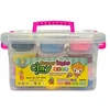 ClayDoll Super Light Clay PUTOLŲ RINKINYS 24 vnt. + PRIEDAI + MAGIC lagaminas PLASTIKOS PASTA