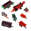 Click4Toys DIDELIS ŽEMĖS ŪKIO TRANSPORTO PRIEMONIŲ TECHNIKOS RINKINYS VAIKAMS DVIEJI TRAKTORIAI TRAKTORIAUS PĖLYMAS