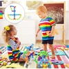 Click4Toys EDUKACINIAI KONSTRUKCINIAI KLAUKAI SILIKONINIAI SIURBUČIŲ RINKINYS VAIKAMS 96 vnt.