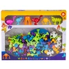 Click4Toys EDUKACINIAI KONSTRUKCINIAI KLAUKAI SILIKONINIAI SIURBUČIŲ RINKINYS VAIKAMS 96 vnt.