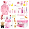 Click4Toys GYDYTOJŲ RINKINYS VAIKAMS PIRMOSIOS PAGALBOS RINKINYS AŠARŲ LOKIS STETOSKOPO VAISTŲ PRIEDAI