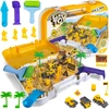 click4TOYS KINETINIS SMĖLIS VAIKŲ SMĖLĖS DĖŽĖS STATYBOS AIKŠTELĖJE LAGAMINJE + PRIEDAI