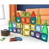 Click4Toys LAKOMOSIŲ MAGNETINIŲ KLUOKŲ RINKINYS 56 EL STATYBINĖS PLOKŠTELĖS VAIKAMS