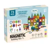 Click4Toys MAGNETINIAI UGDOMOSIOS KONSTRUKCIJOS BLOKAI DIDELIOS PLOKŠTELĖS 3D DĖLĖ 73 ELEMENTAI.