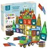 Click4Toys MAGNETINIAI UGDOMOSIOS KONSTRUKCIJOS BLOKAI DIDELIOS PLOKŠTELĖS 3D DĖLĖ 73 ELEMENTAI.