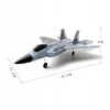 click4TOYS RC Airplane 2,4 GHz RC Plane Sklandantis lėktuvas F22 aiflystore AG
