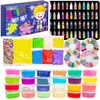 click4TOYS RINKINYS GLUTE SLIME GLUTY CAY DECORATIONS GLITER DIDŽIUS RINKINYS
