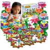 click4TOYS STATYBINIAI KLUOKAI KŪRYBINGOS SODO GĖLĖS VAIKAMS XXL RINKINYS 198EL