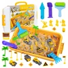 Click4Toys STATYBOS AIKŠTELĖ VAIKAMS KINETINIŲ SMĖLIO TRANSPORTO PRIEMONIŲ MOBILIŲ SMĖLIŲ DĖŽĖS RINKINYS