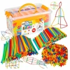 click4TOYS XXL KONSTRUKCINIŲ ŠIAUDŲ KONSTRUKCINIŲ ŠIAUDŲ KONSTRUKCINIŲ LAZDŲ KALULAI VAIKAMS 800