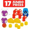 Clics toys MAGNETINIAI PUTO BLOKAI 301009 Blockaroo CRITTER VONIOS ŽAISLAI NEV