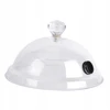 „Cloche“ rūkymo aksesuaras Tvirtas nešiojamasis skaidrus kupolas virtuvės skersmuo 26,5 cm