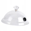 „Cloche“ rūkymo aksesuaras Tvirtas nešiojamasis skaidrus kupolas virtuvės skersmuo 26,5 cm