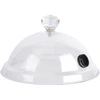 „Cloche“ rūkymo aksesuaras Tvirtas nešiojamasis skaidrus kupolas virtuvės skersmuo 26,5 cm
