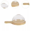 Cloche Smoking Dome Stiklinis maisto dangtis virtuvės nešiojamas dūmų skersmuo 15cm