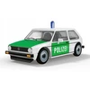 Cobi Kaladėlės Volkswagen Golf 1974 policijos modelis 1:35