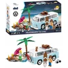 COBI blokeliai 24617 Volkswagen T2A Kombi banglenčių, paplūdimio, dviračių, katės figūrėlė